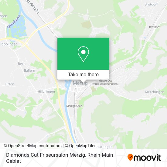 Карта Diamonds Cut Friseursalon Merzig