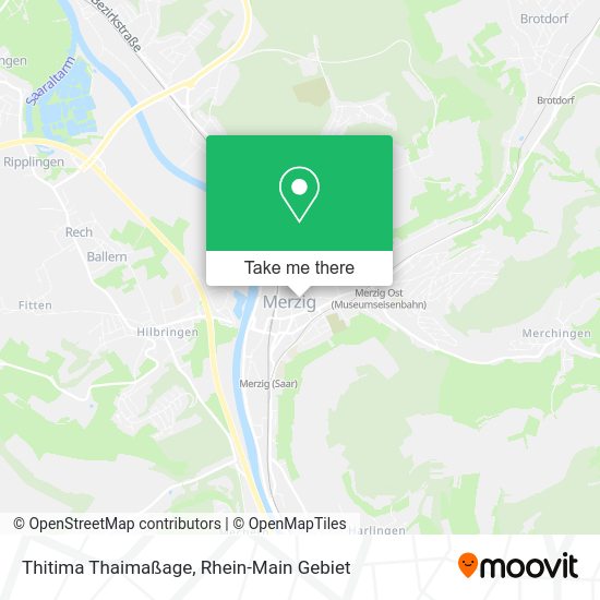 Карта Thitima Thaimaßage