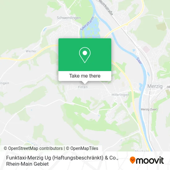 Карта Funktaxi-Merzig Ug (Haftungsbeschränkt) & Co.