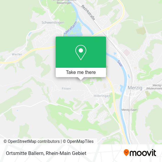 Карта Ortsmitte Ballern