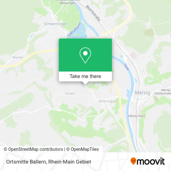 Карта Ortsmitte Ballern