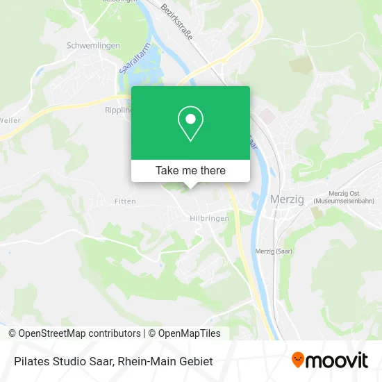 Карта Pilates Studio Saar