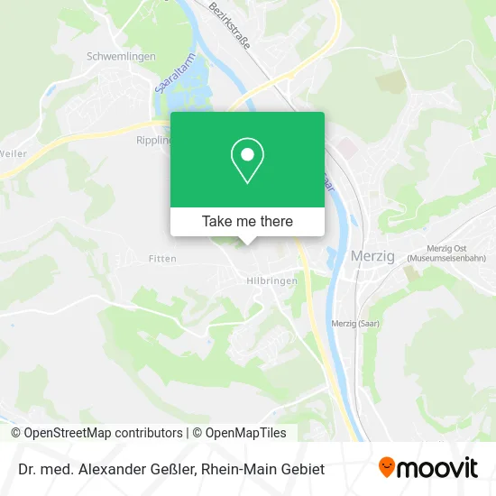 Карта Dr. med. Alexander Geßler