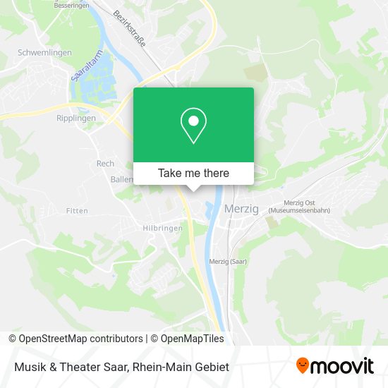 Карта Musik & Theater Saar