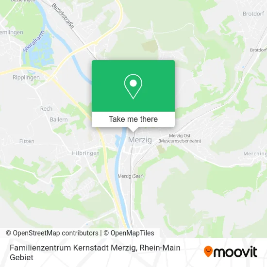 Карта Familienzentrum Kernstadt Merzig