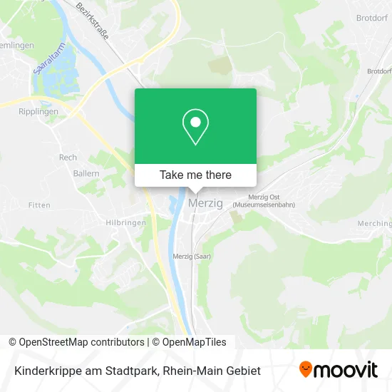Карта Kinderkrippe am Stadtpark