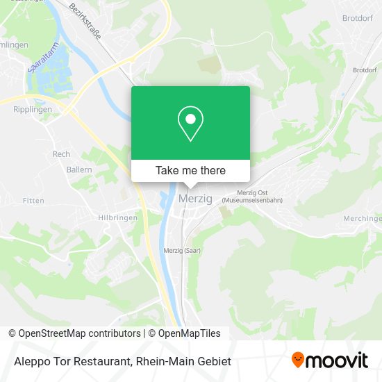 Карта Aleppo Tor Restaurant