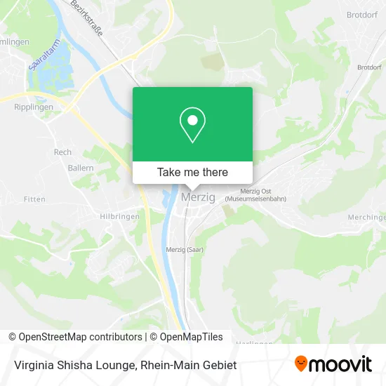 Карта Virginia Shisha Lounge