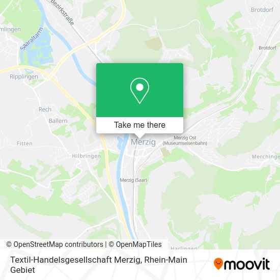 Карта Textil-Handelsgesellschaft Merzig