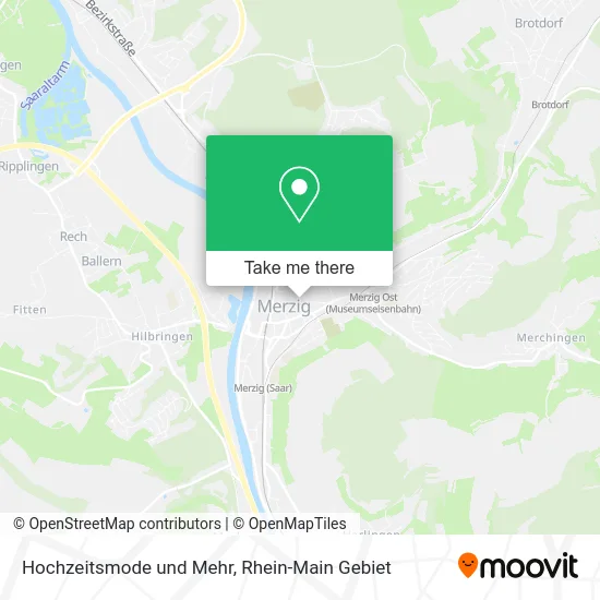 Карта Hochzeitsmode und Mehr