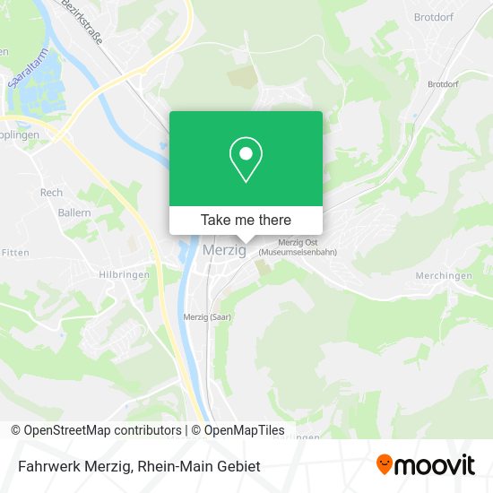 Карта Fahrwerk Merzig