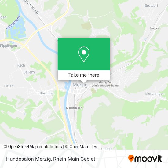 Карта Hundesalon Merzig