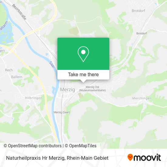 Карта Naturheilpraxis Hr Merzig