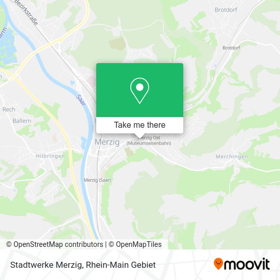 Карта Stadtwerke Merzig