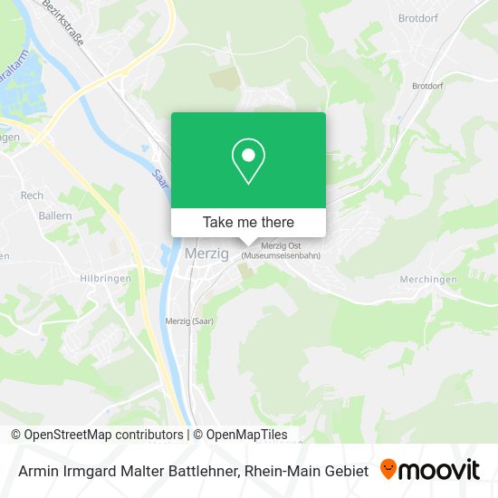 Карта Armin Irmgard Malter Battlehner