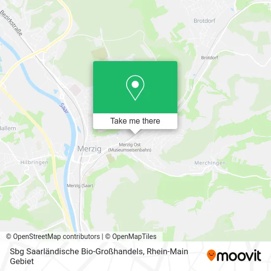 Карта Sbg Saarländische Bio-Großhandels