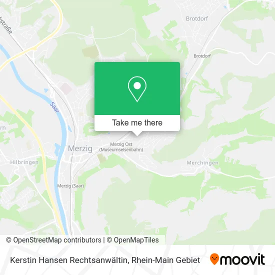 Карта Kerstin Hansen Rechtsanwältin