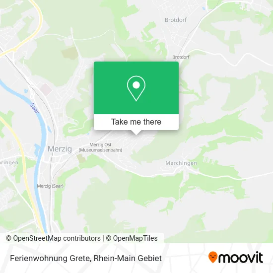 Карта Ferienwohnung Grete