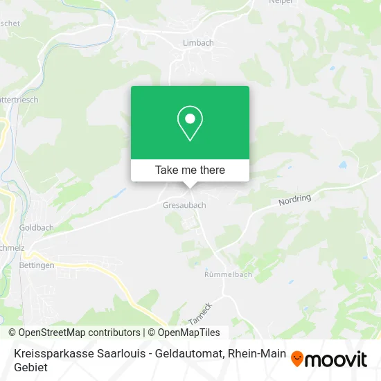 Карта Kreissparkasse Saarlouis - Geldautomat