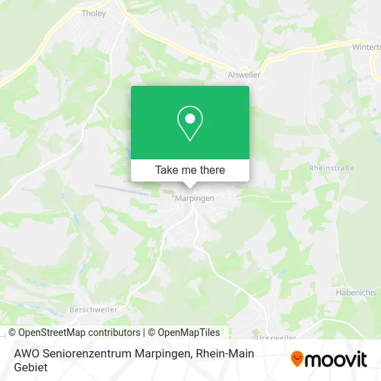 Карта AWO Seniorenzentrum Marpingen