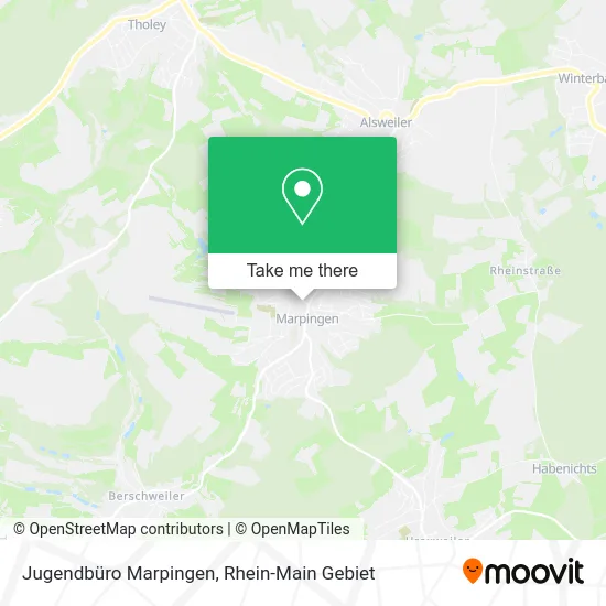 Карта Jugendbüro Marpingen