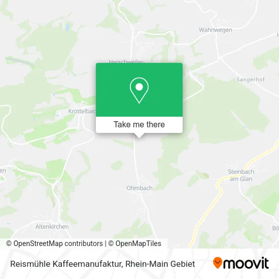 Карта Reismühle Kaffeemanufaktur