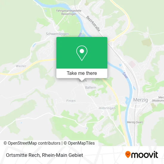 Карта Ortsmitte Rech