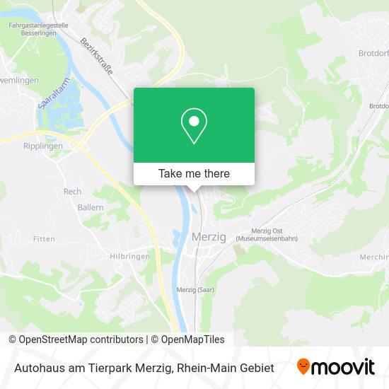 Карта Autohaus am Tierpark Merzig