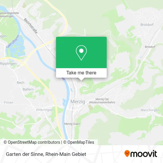Карта Garten der Sinne