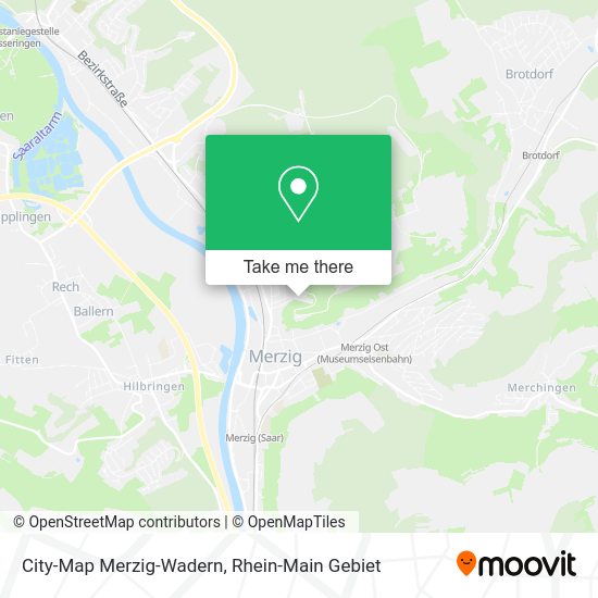 Карта City-Map Merzig-Wadern