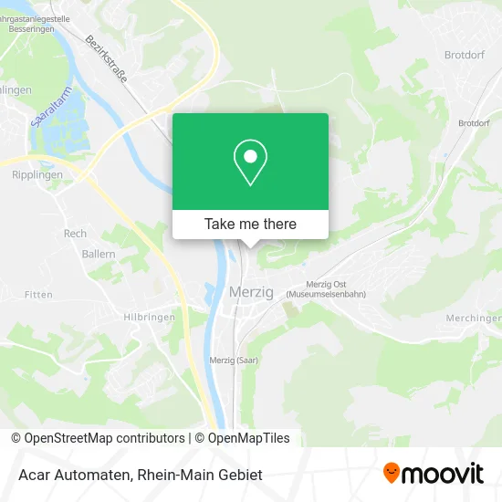 Карта Acar Automaten