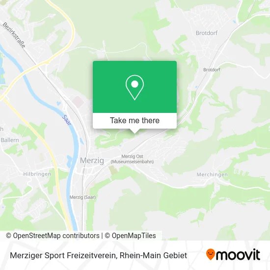 Карта Merziger Sport Freizeitverein