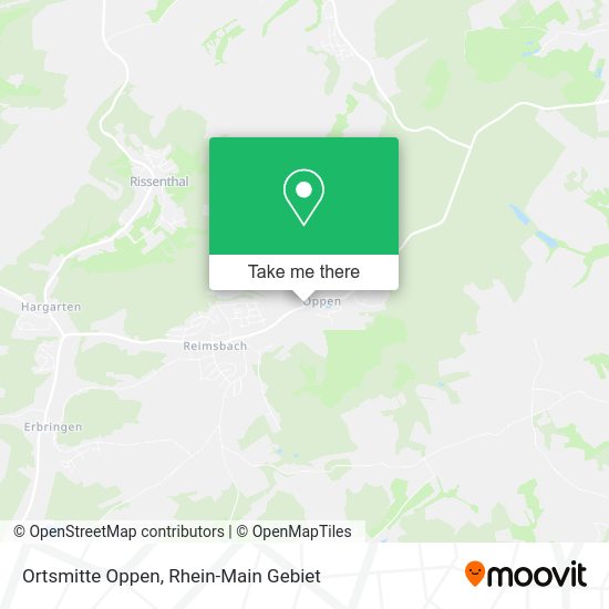 Карта Ortsmitte Oppen