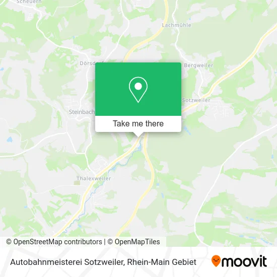 Карта Autobahnmeisterei Sotzweiler
