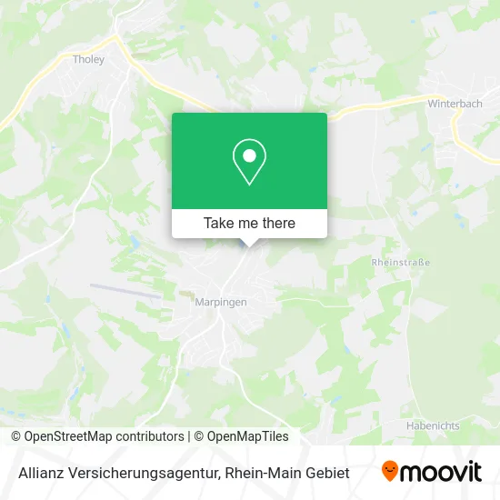 Карта Allianz Versicherungsagentur