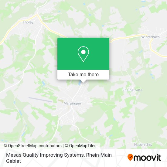 Карта Mesas Quality Improving Systems
