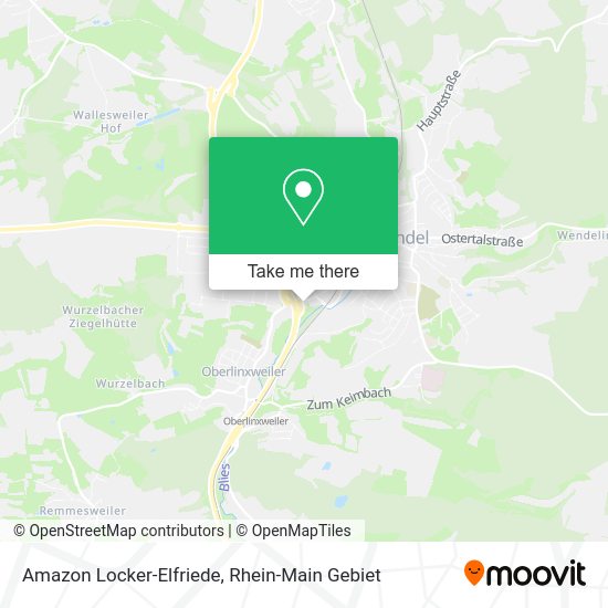 Карта Amazon Locker-Elfriede