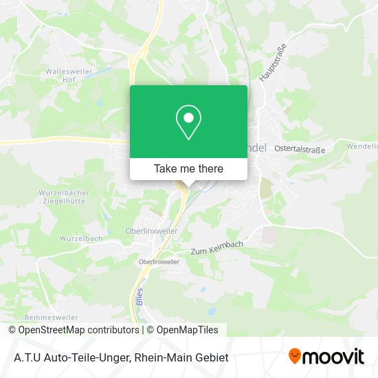 Карта A.T.U Auto-Teile-Unger