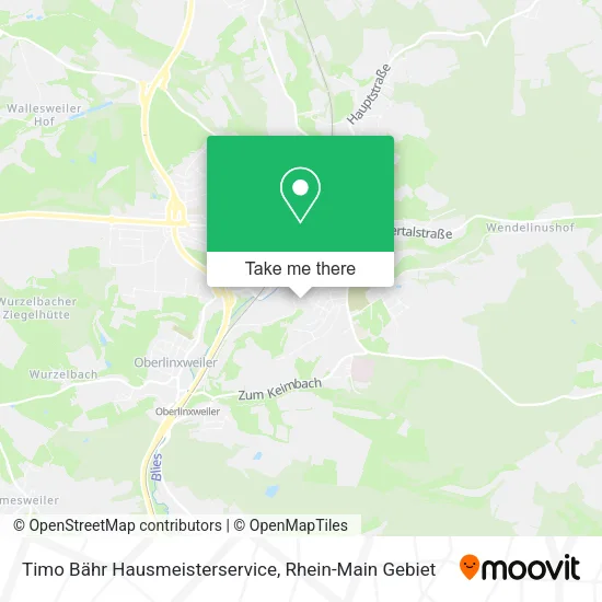 Карта Timo Bähr Hausmeisterservice