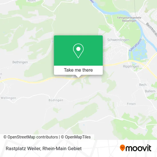 Карта Rastplatz Weiler