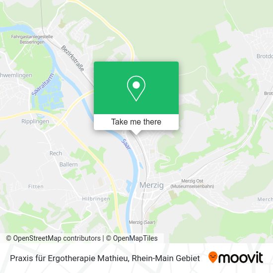 Карта Praxis für Ergotherapie Mathieu