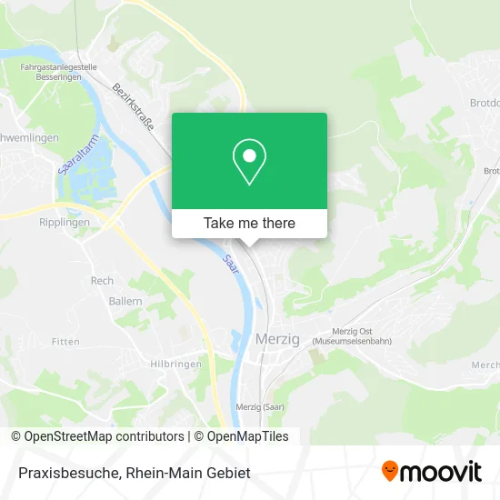 Карта Praxisbesuche