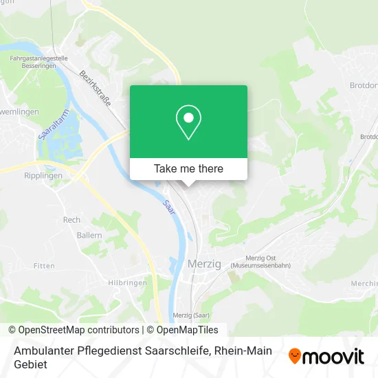 Ambulanter Pflegedienst Saarschleife map