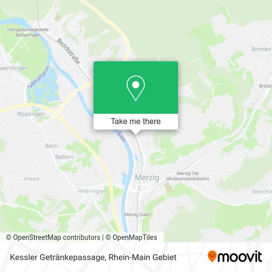Карта Kessler Getränkepassage