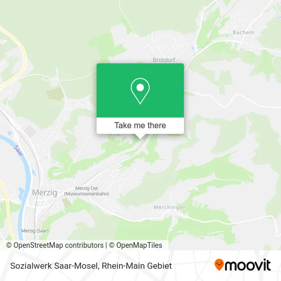 Карта Sozialwerk Saar-Mosel