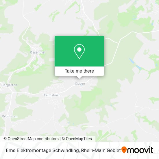 Карта Ems Elektromontage Schwindling