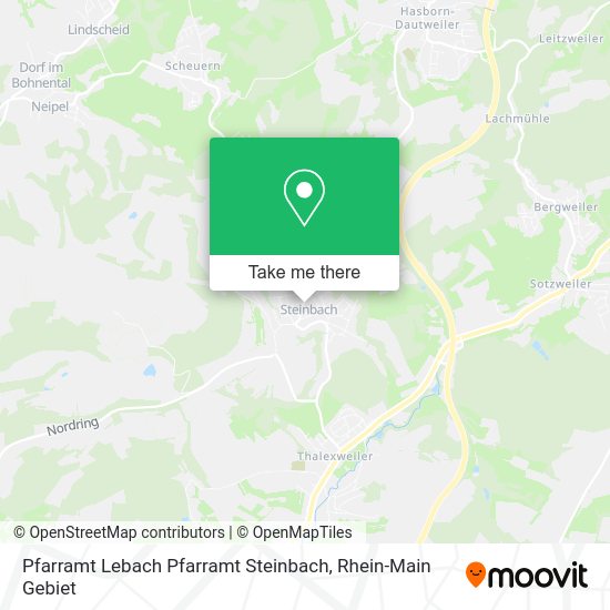 Карта Pfarramt Lebach Pfarramt Steinbach