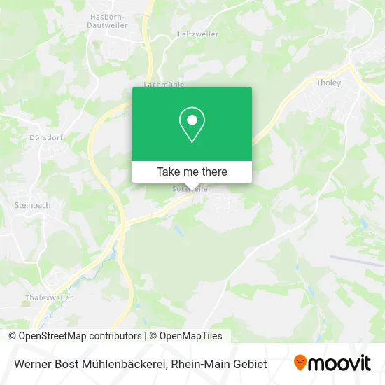 Карта Werner Bost Mühlenbäckerei