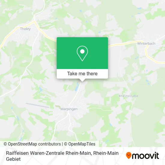 Raiffeisen Waren-Zentrale Rhein-Main map