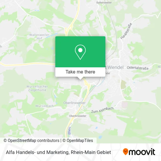 Карта Alfa Handels- und Marketing